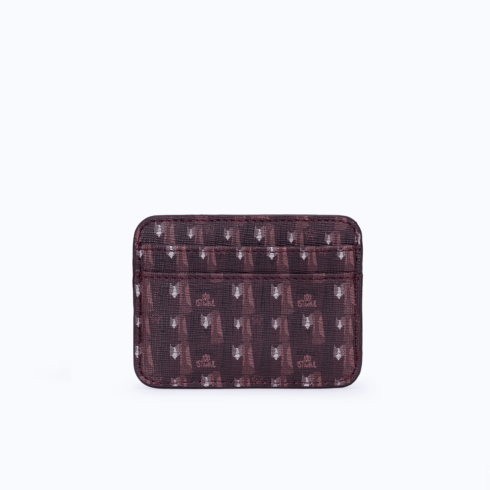 IVY CARD HOLDER - BURGUNDY - manc