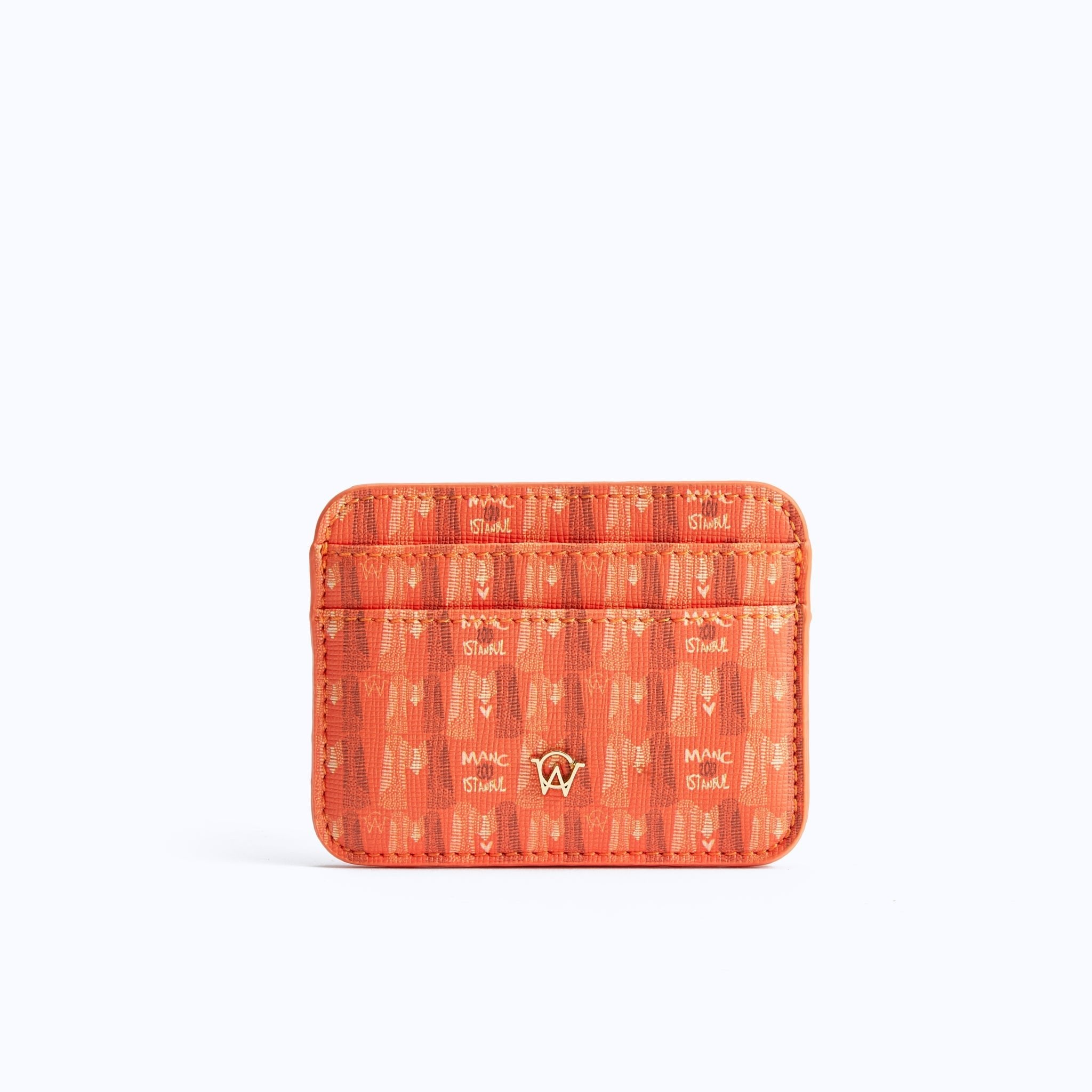 IVY CARD HOLDER - ORANGE - manc