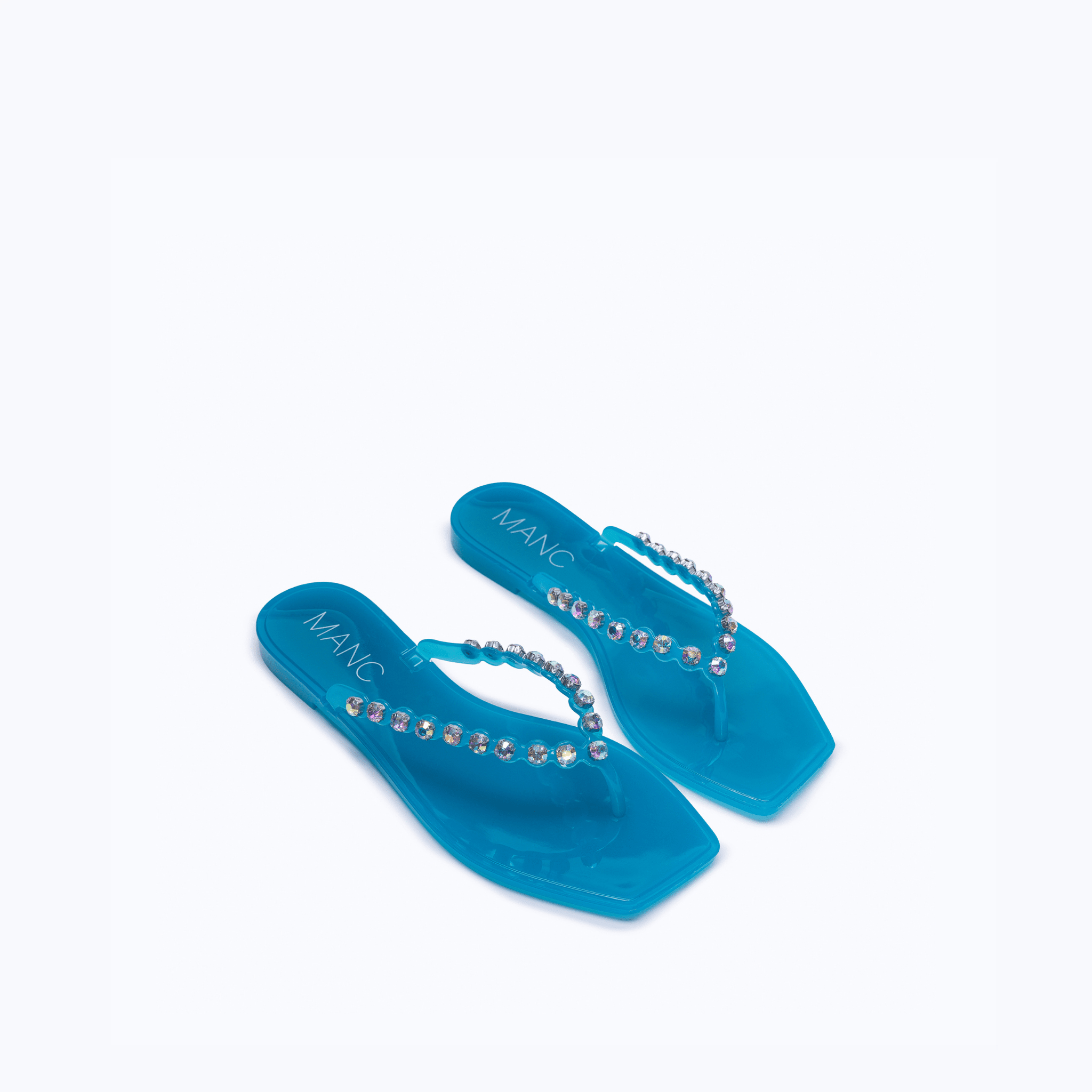 JELLY FLIP FLOP - CRYSTAL BLUE - manc