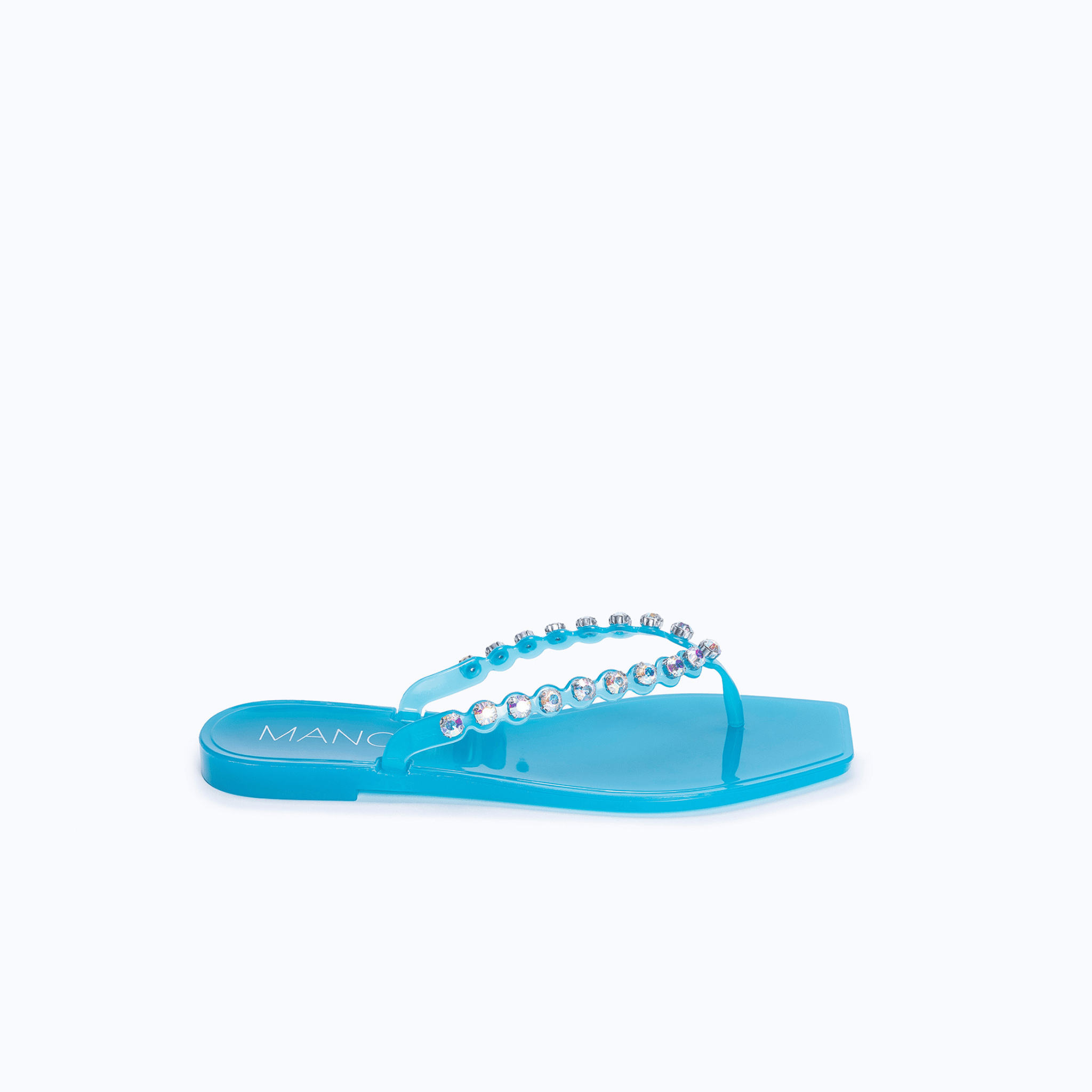JELLY FLIP FLOP - CRYSTAL BLUE - manc