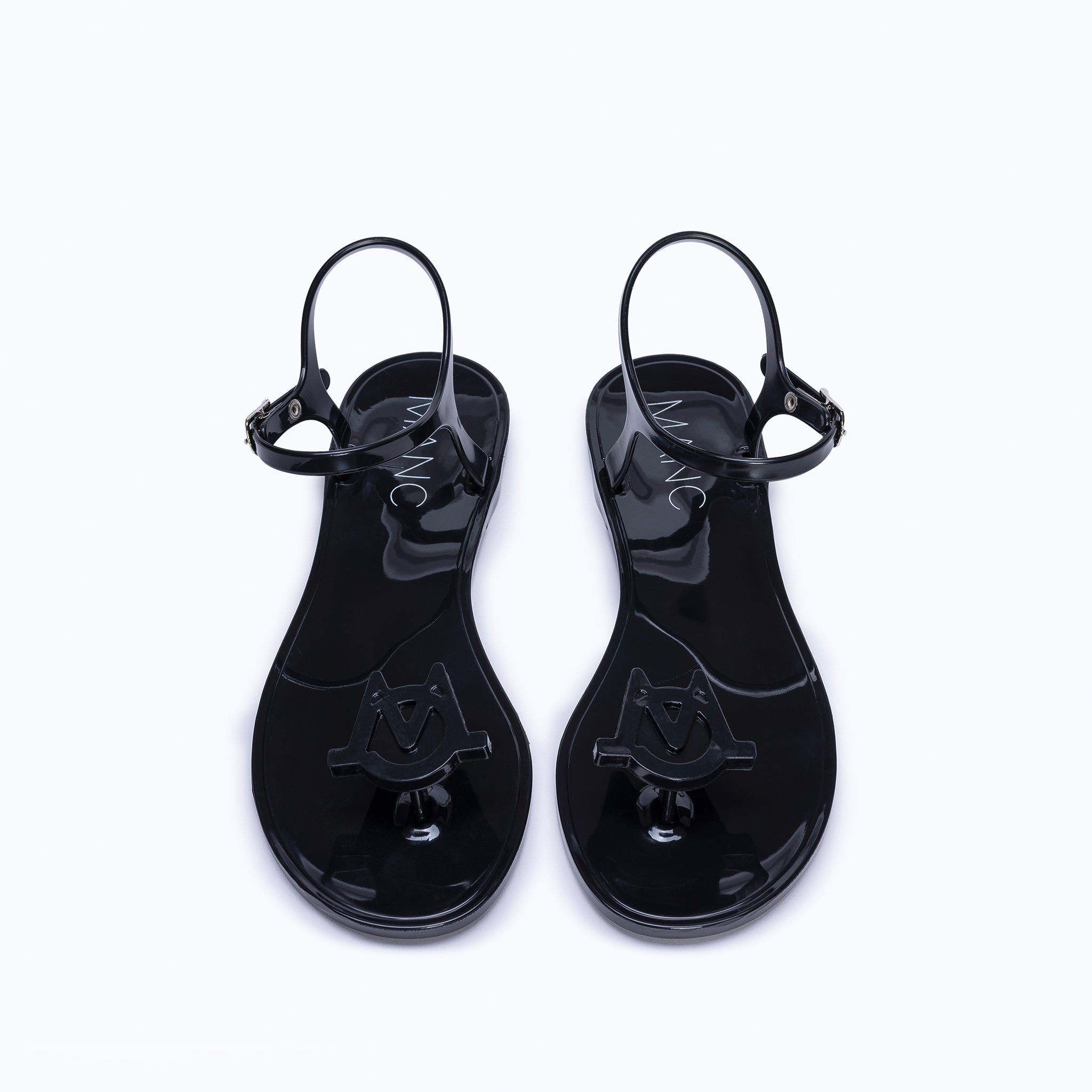 JELLY SANDALS - BLACK - manc