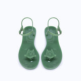 JELLY SANDALS - GREEN - manc