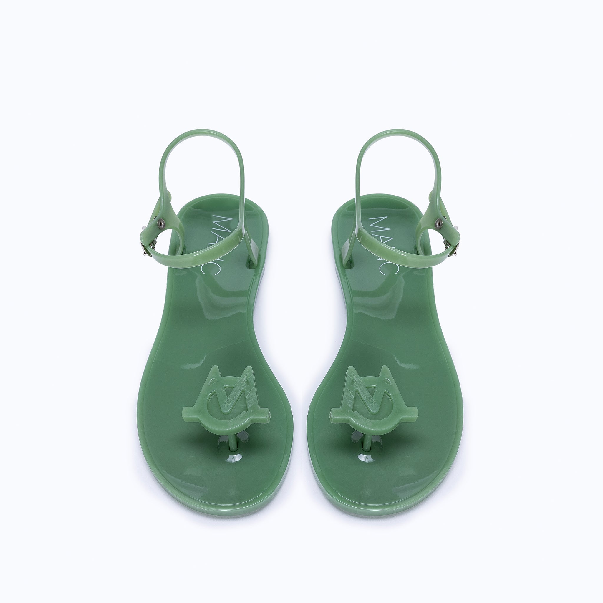 JELLY SANDALS - GREEN - manc