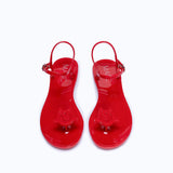 JELLY SANDALS - RED - manc