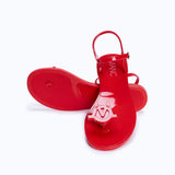JELLY SANDALS - RED - manc