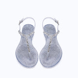 JELLY SANDALS - SILVER