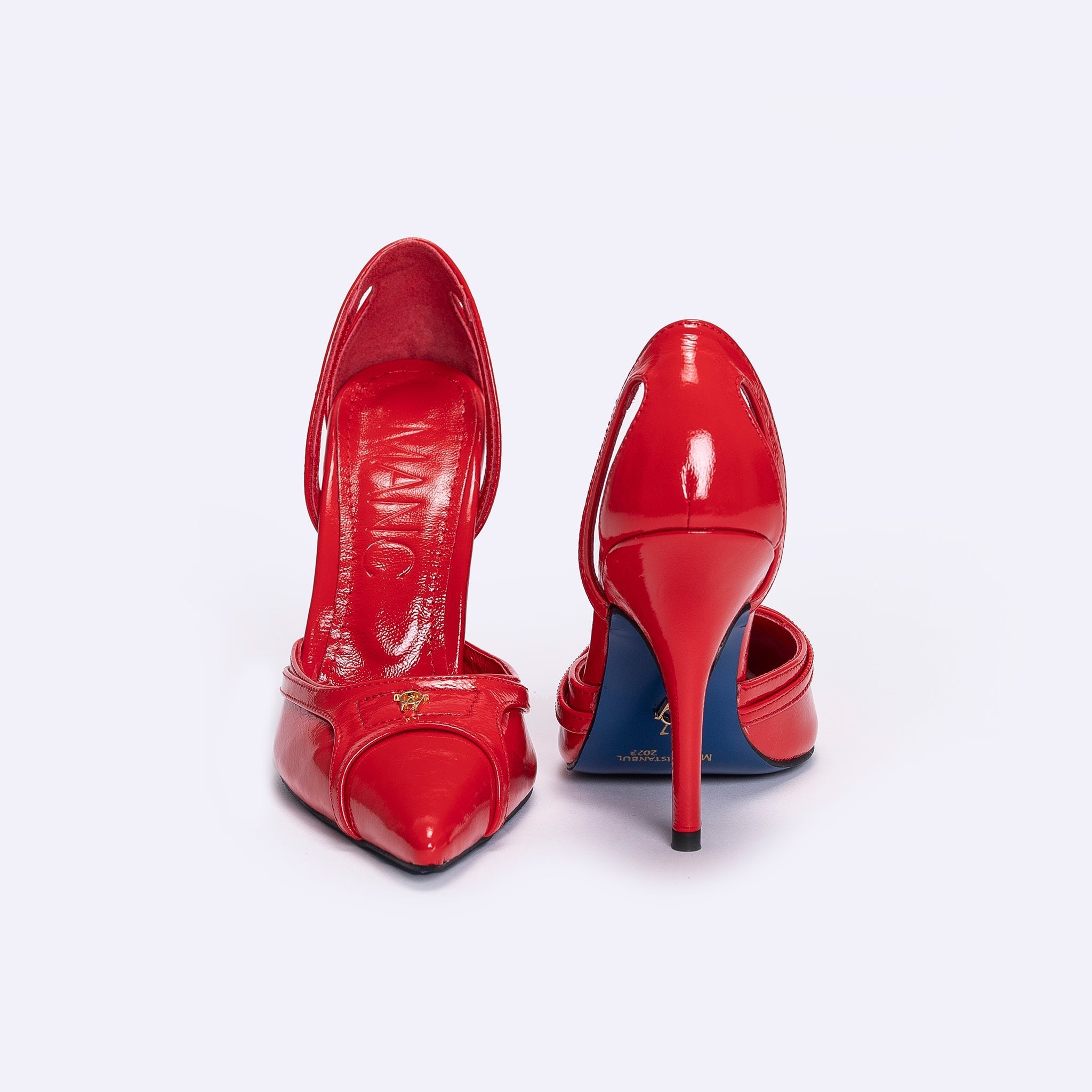 LILITH HEELS - RED - manc