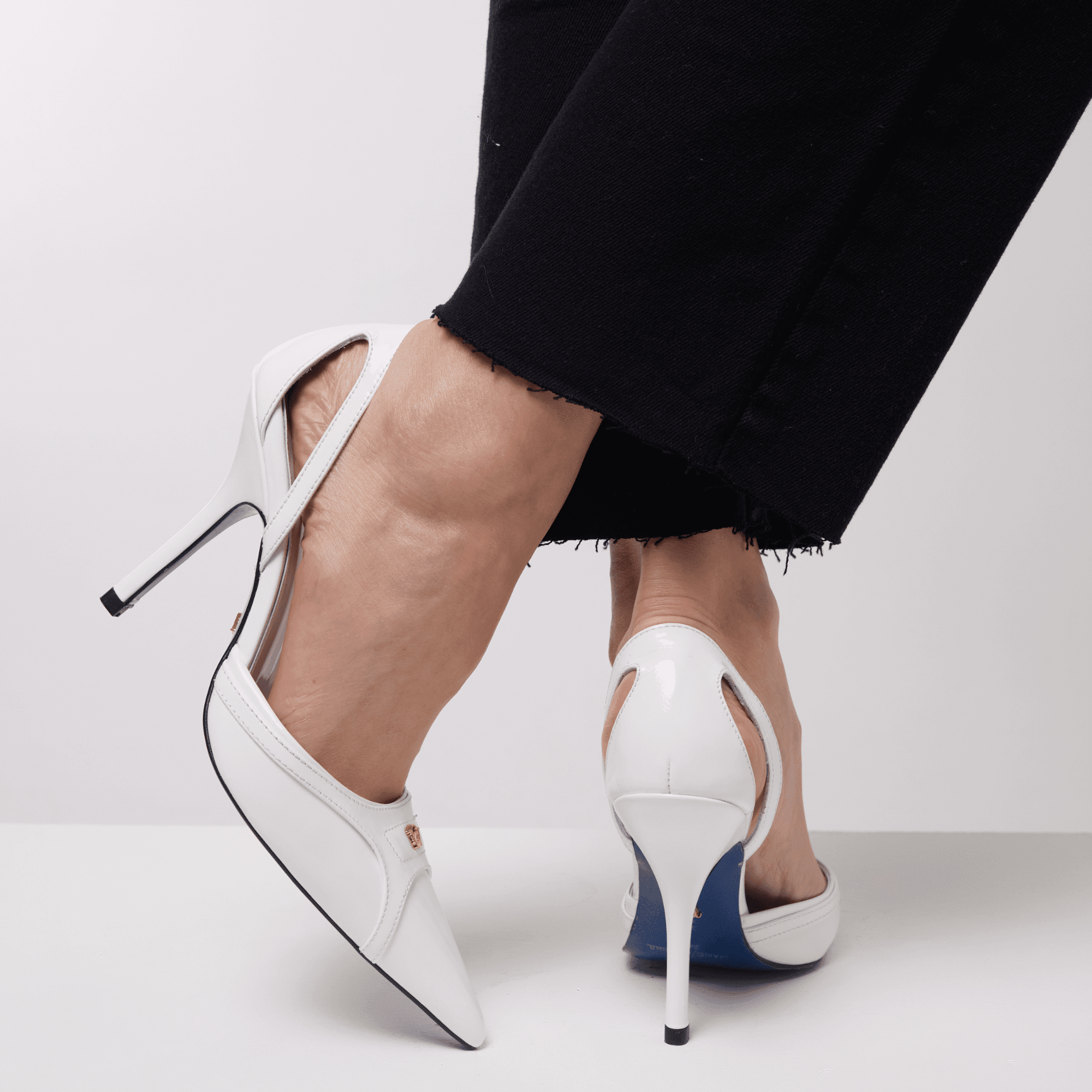 LILITH HEELS - WHITE - manc