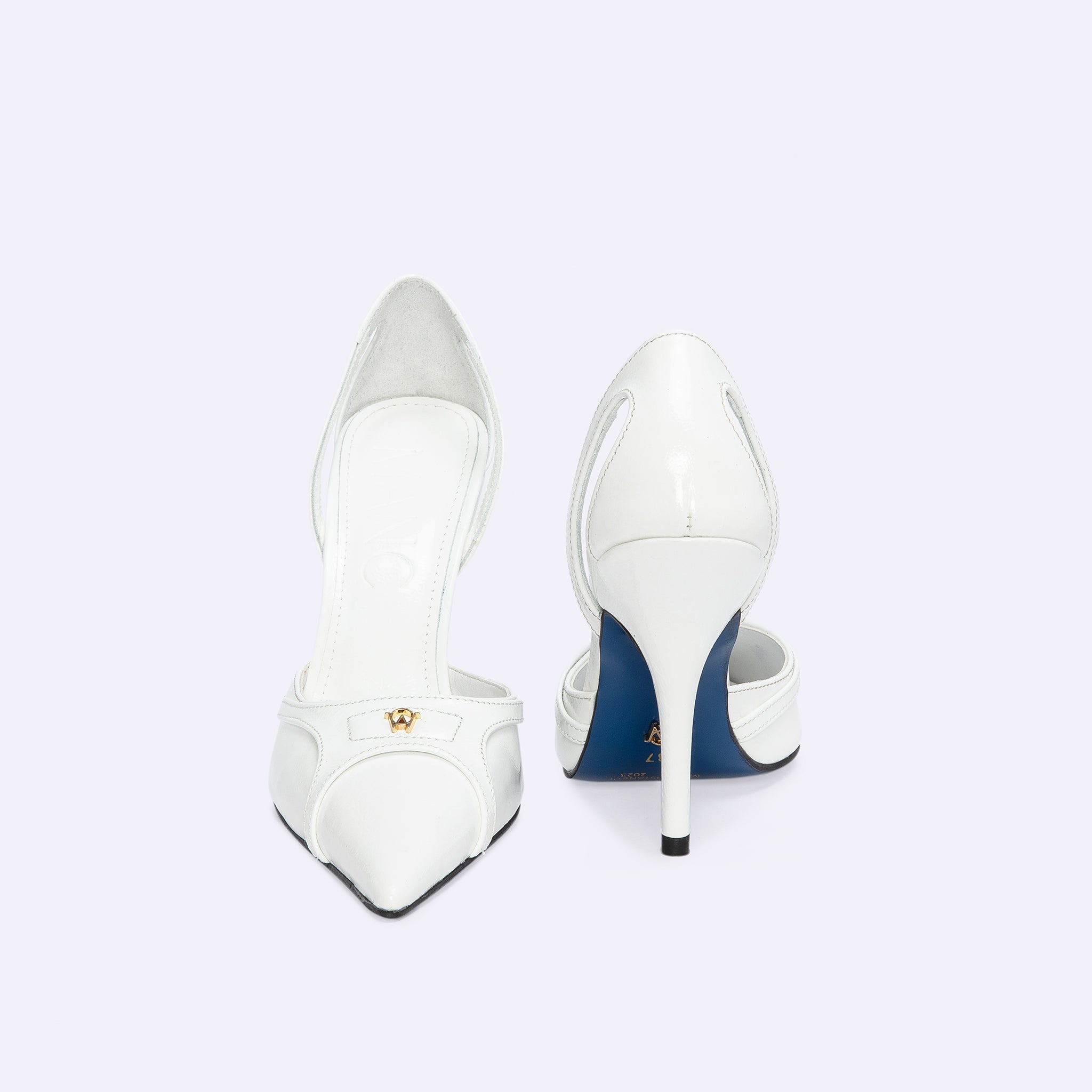 LILITH HEELS - WHITE - manc