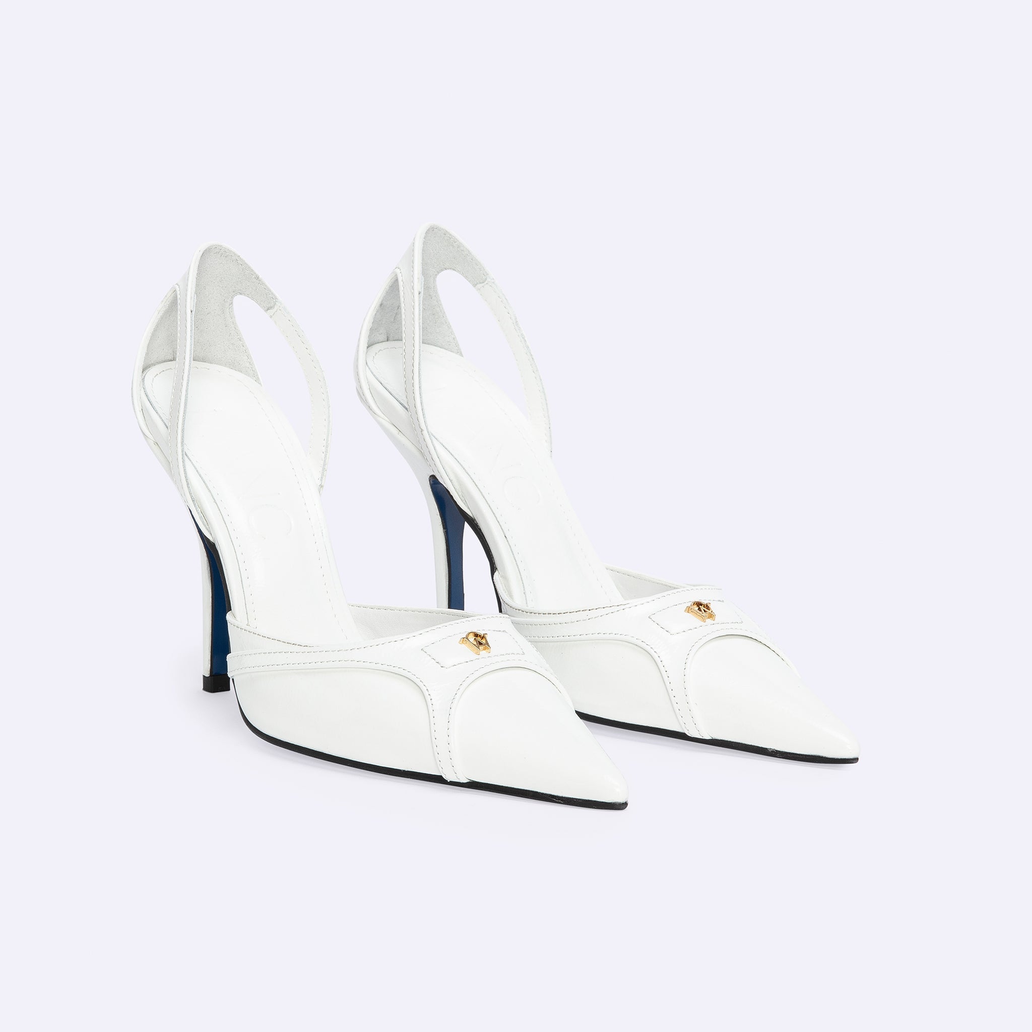 LILITH HEELS - WHITE - manc