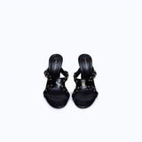 LILITH SANDALS - BLACK - manc