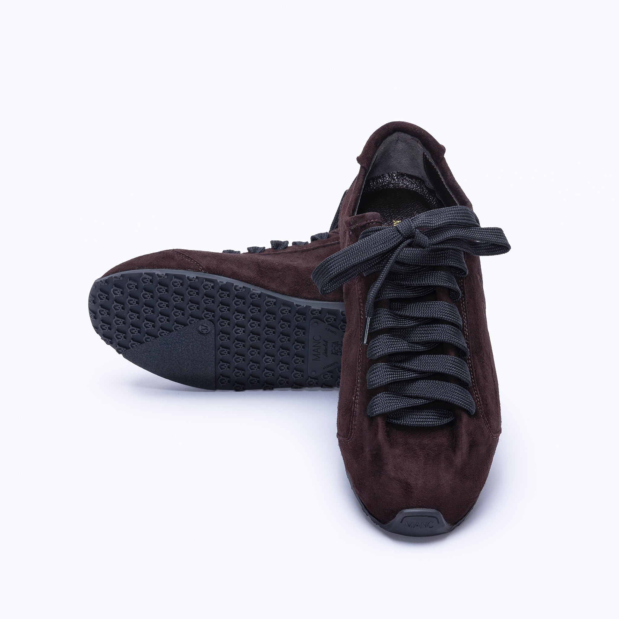 MANC SNEAKERS - DARK SUEDE BROWN (PRE - ORDER)