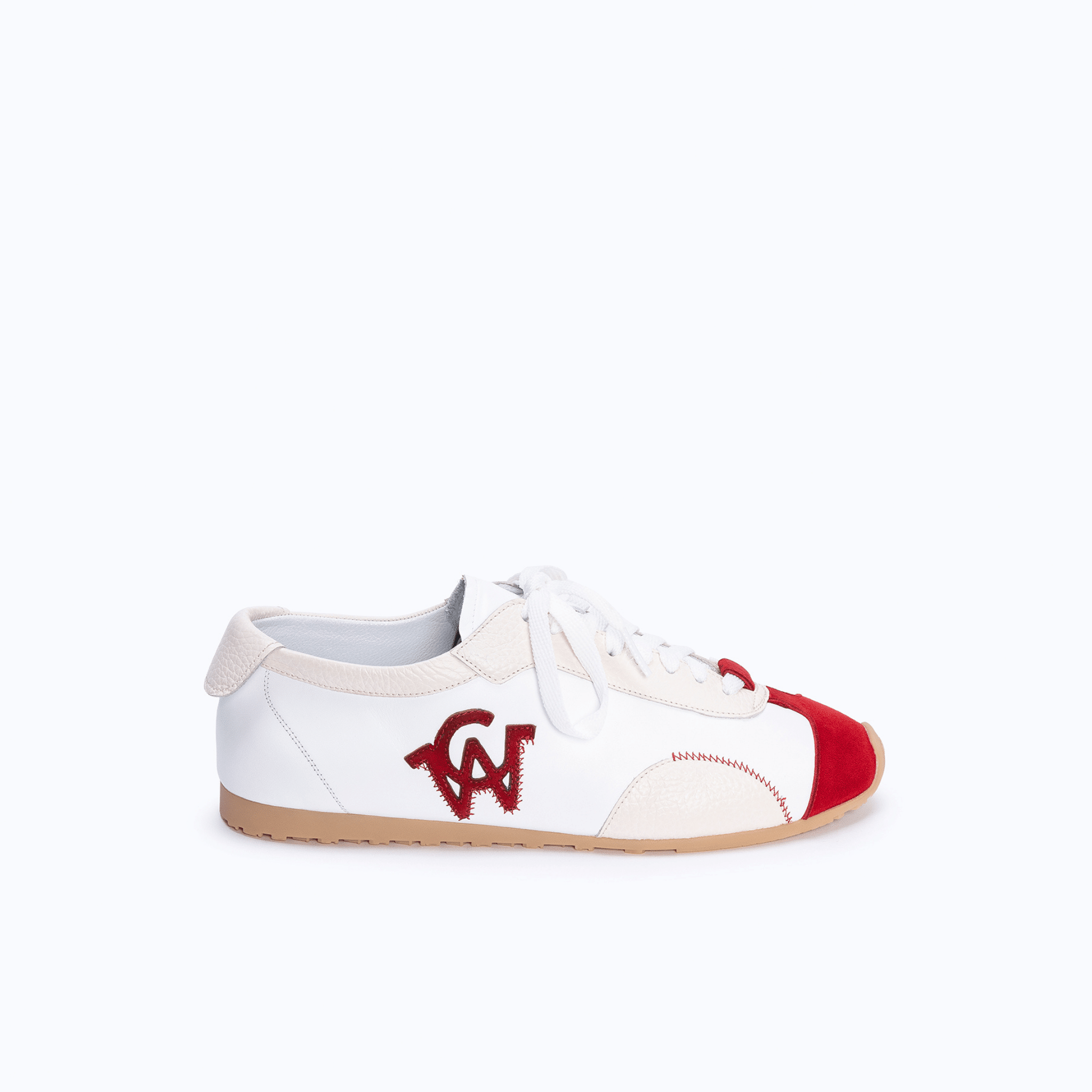 MANC SNEAKERS - WHITE RED - manc