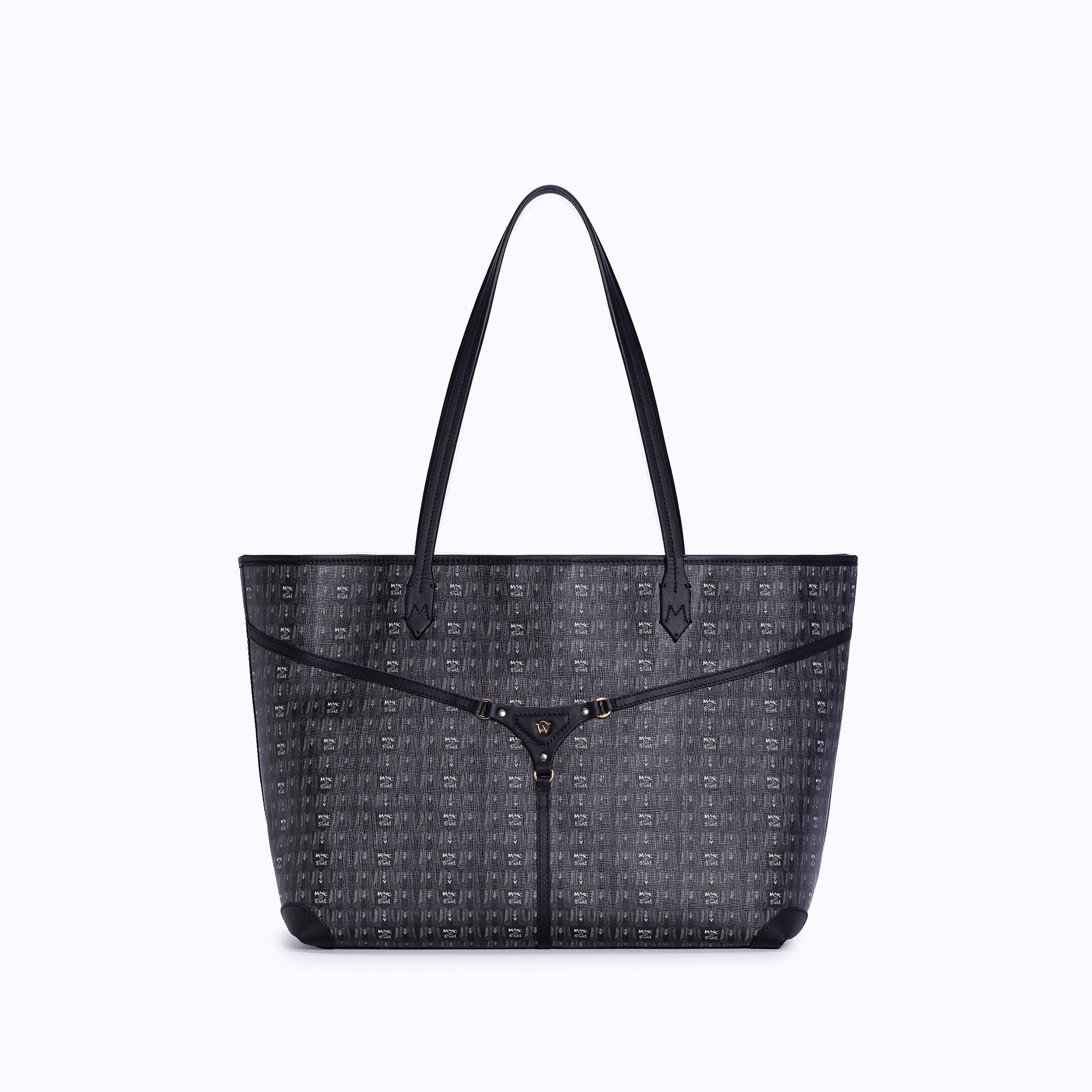 MIRI TOTE - BLACK - manc