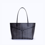 MIRI TOTE - BROWN BLACK - manc