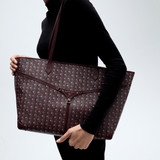 MIRI TOTE - BURGUNDY - manc