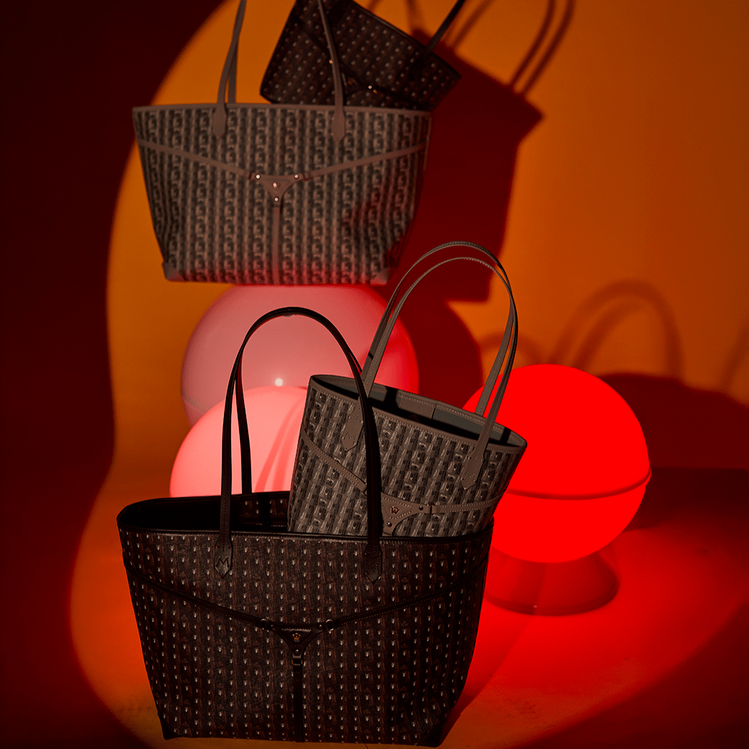 MIRI TOTE - BURGUNDY - manc