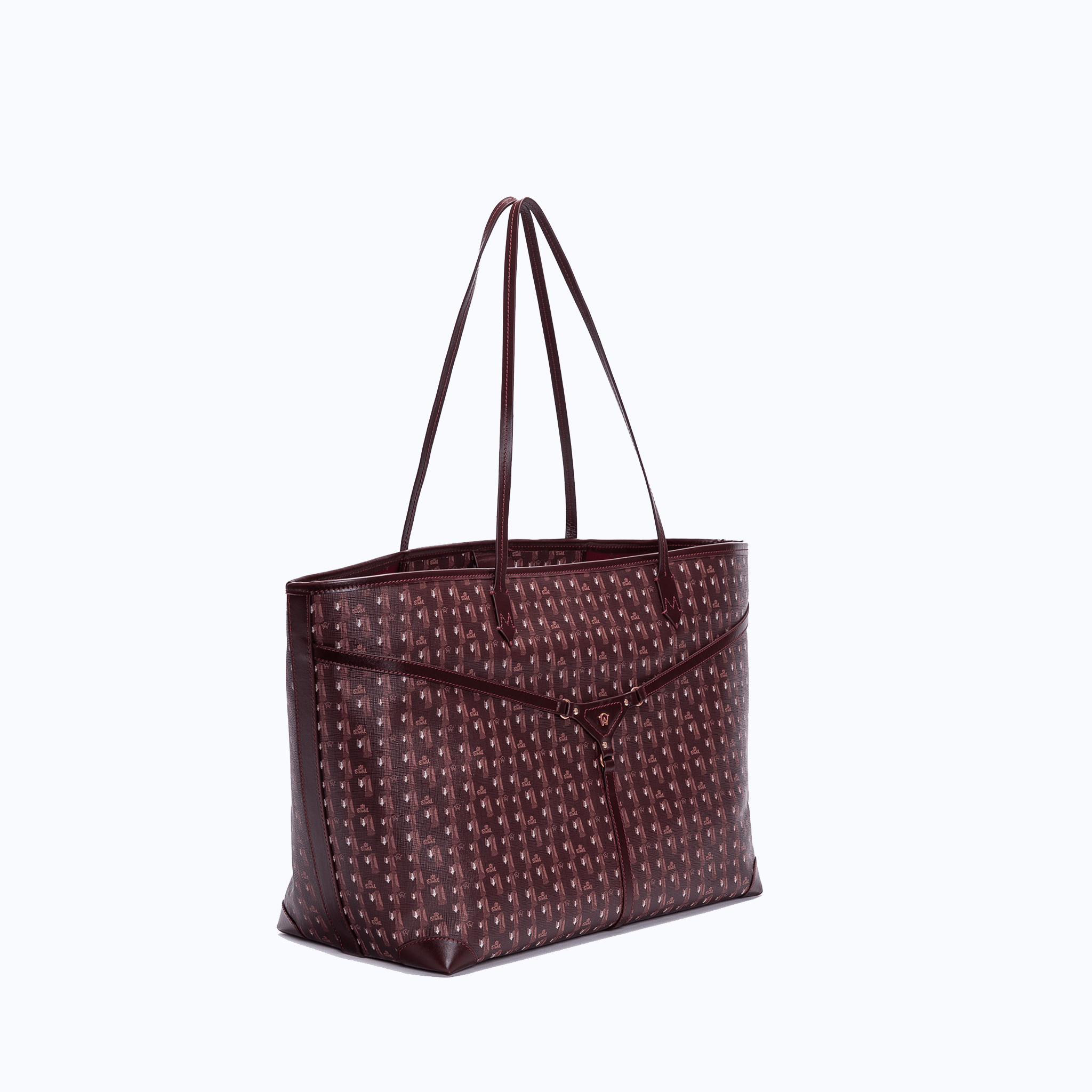 MIRI TOTE - BURGUNDY - manc