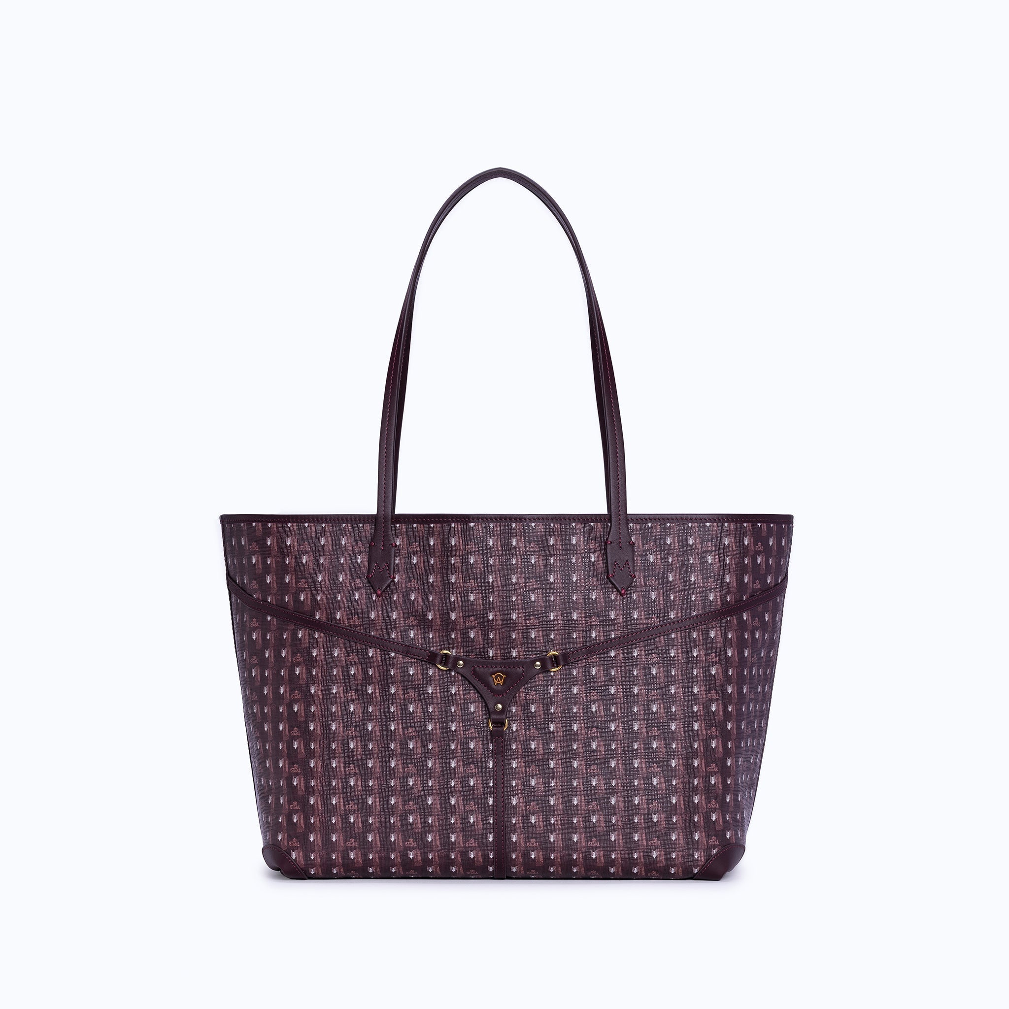 MIRI TOTE - BURGUNDY - manc
