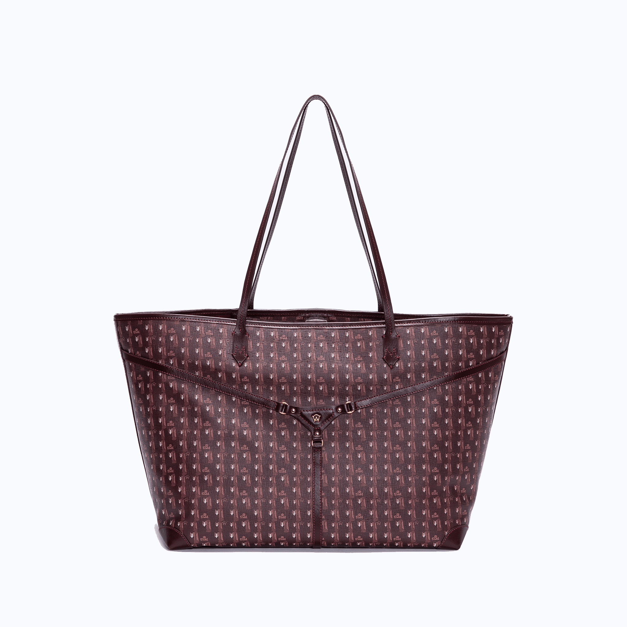 MIRI TOTE - BURGUNDY - manc