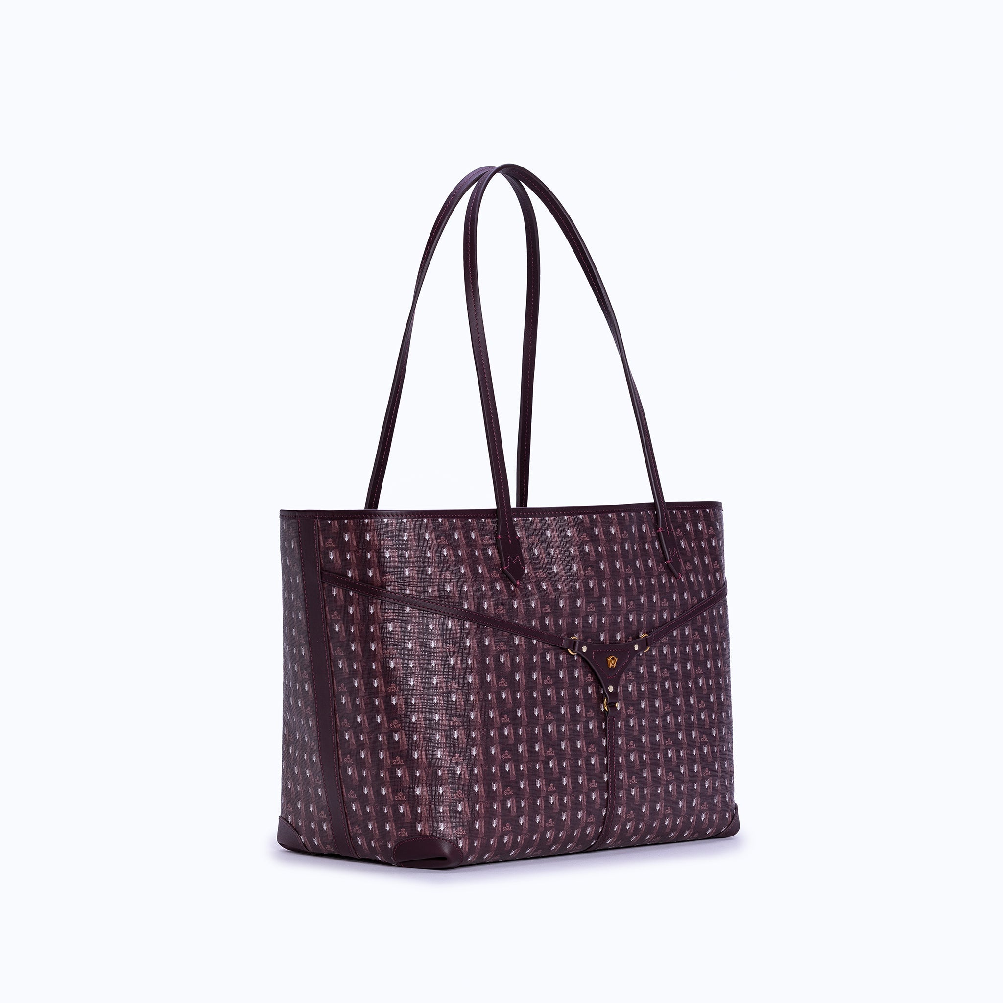 MIRI TOTE - BURGUNDY - manc