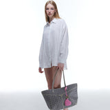 MIRI TOTE - GRAY - manc