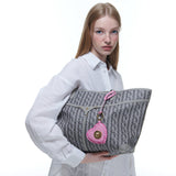 MIRI TOTE - GRAY - manc