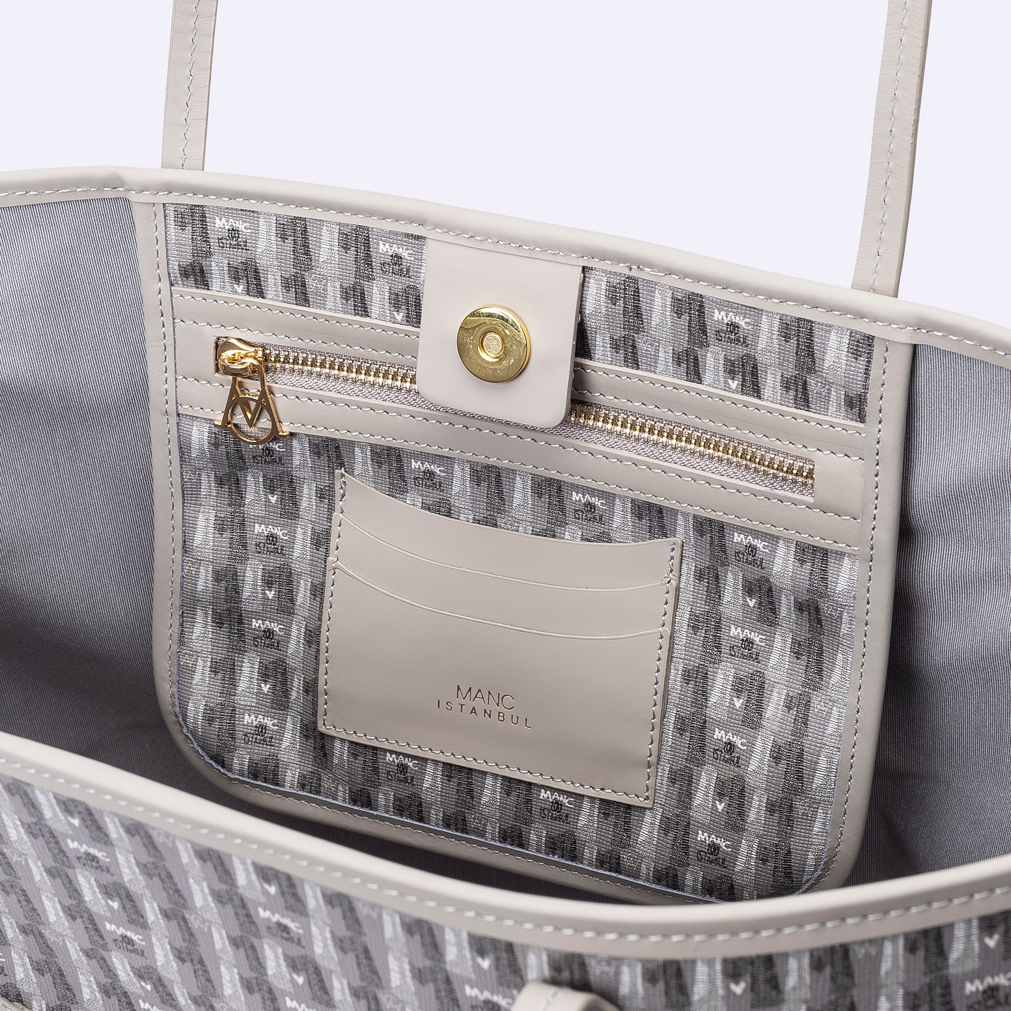 MIRI TOTE - GRAY - manc