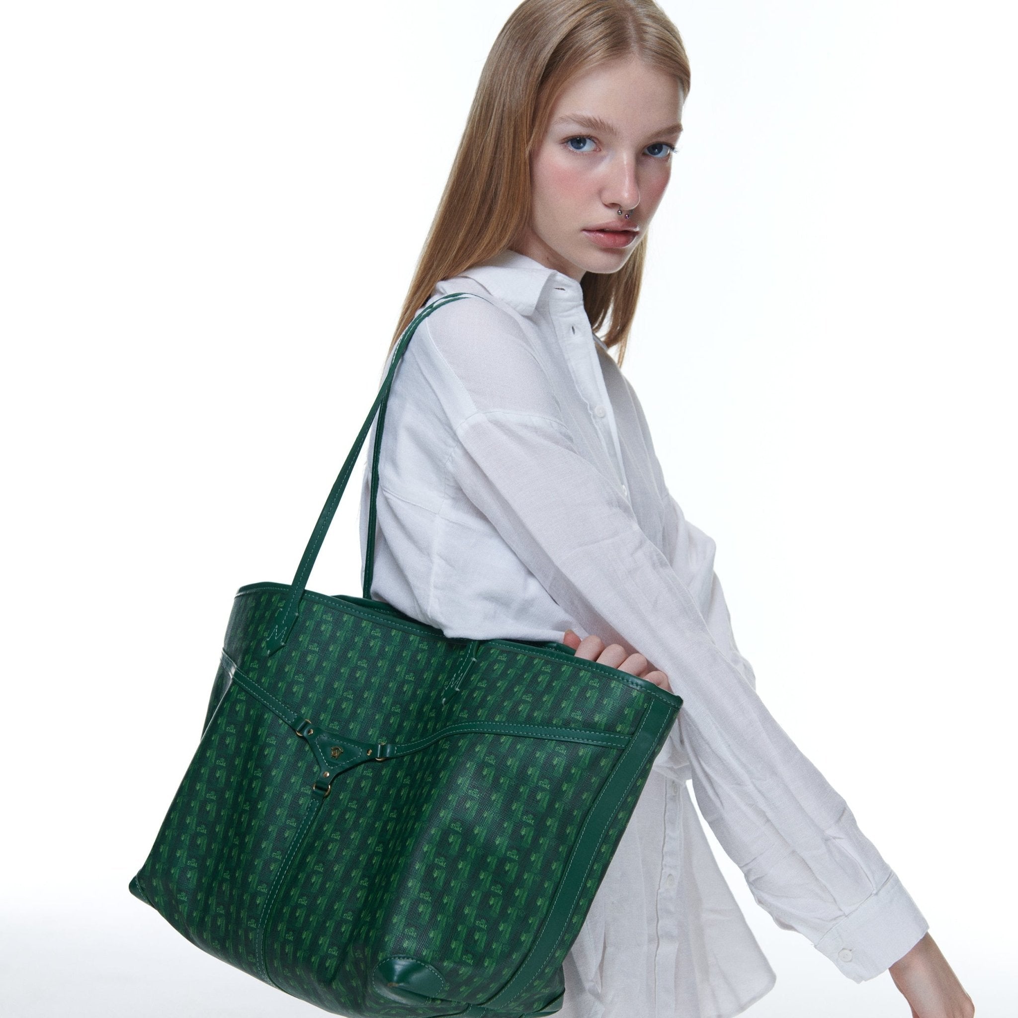 MIRI TOTE - GREEN - manc