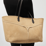 MIRI TOTE - SUEDE BISCUIT - manc