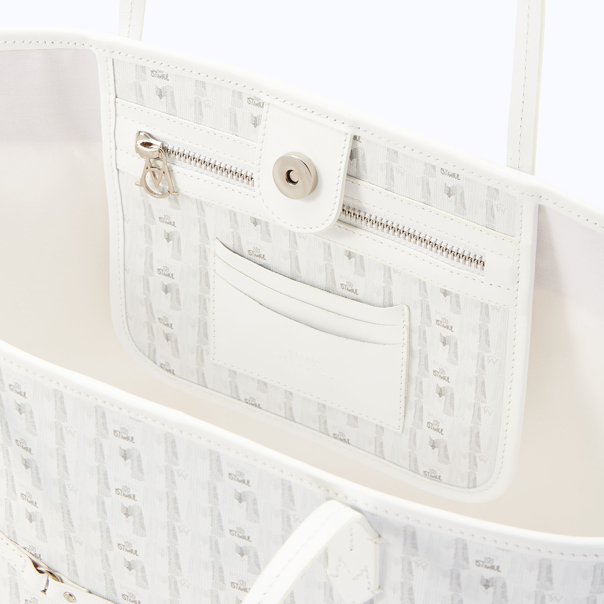 MIRI TOTE - WHITE - manc