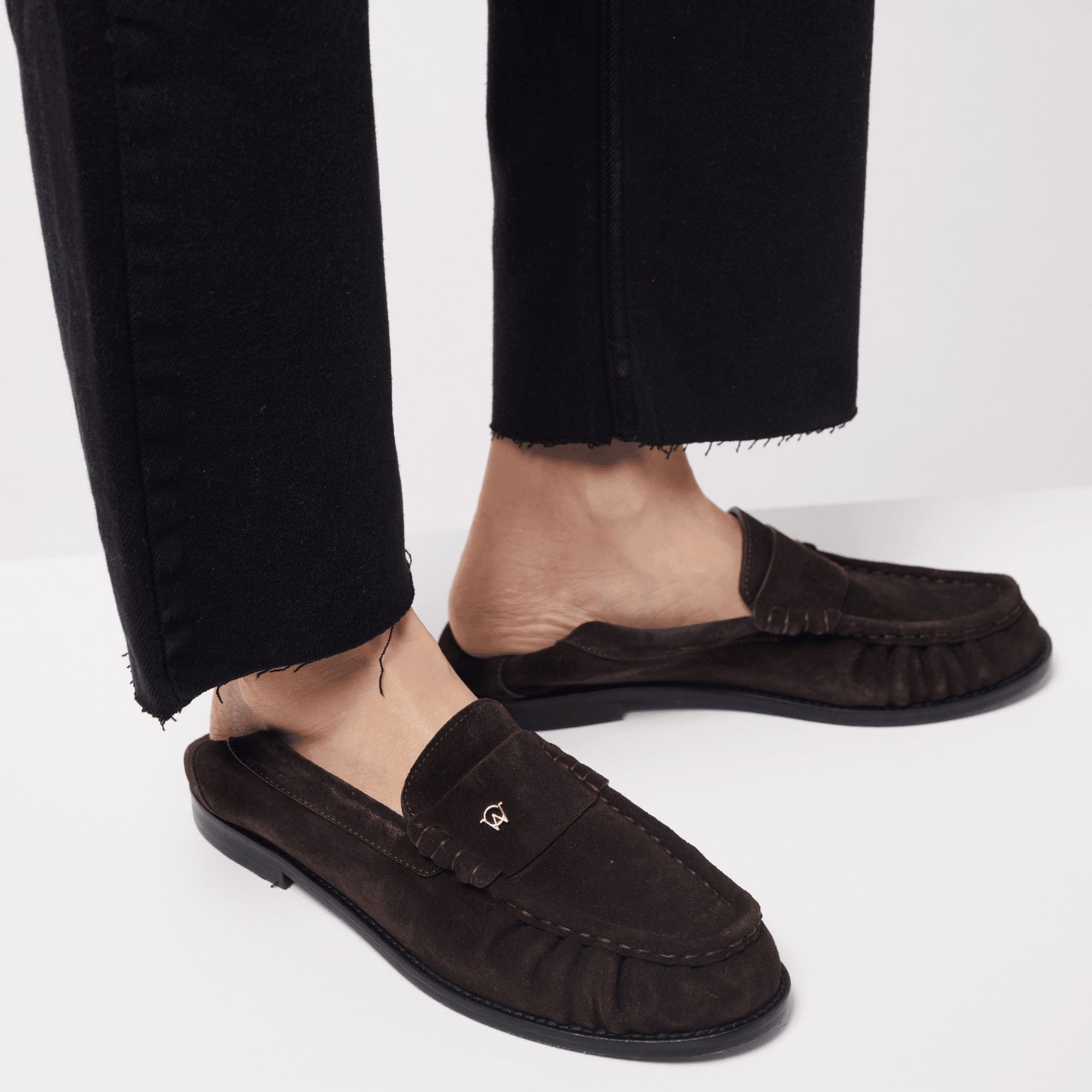 PENNY - DARK SUEDE BROWN - manc