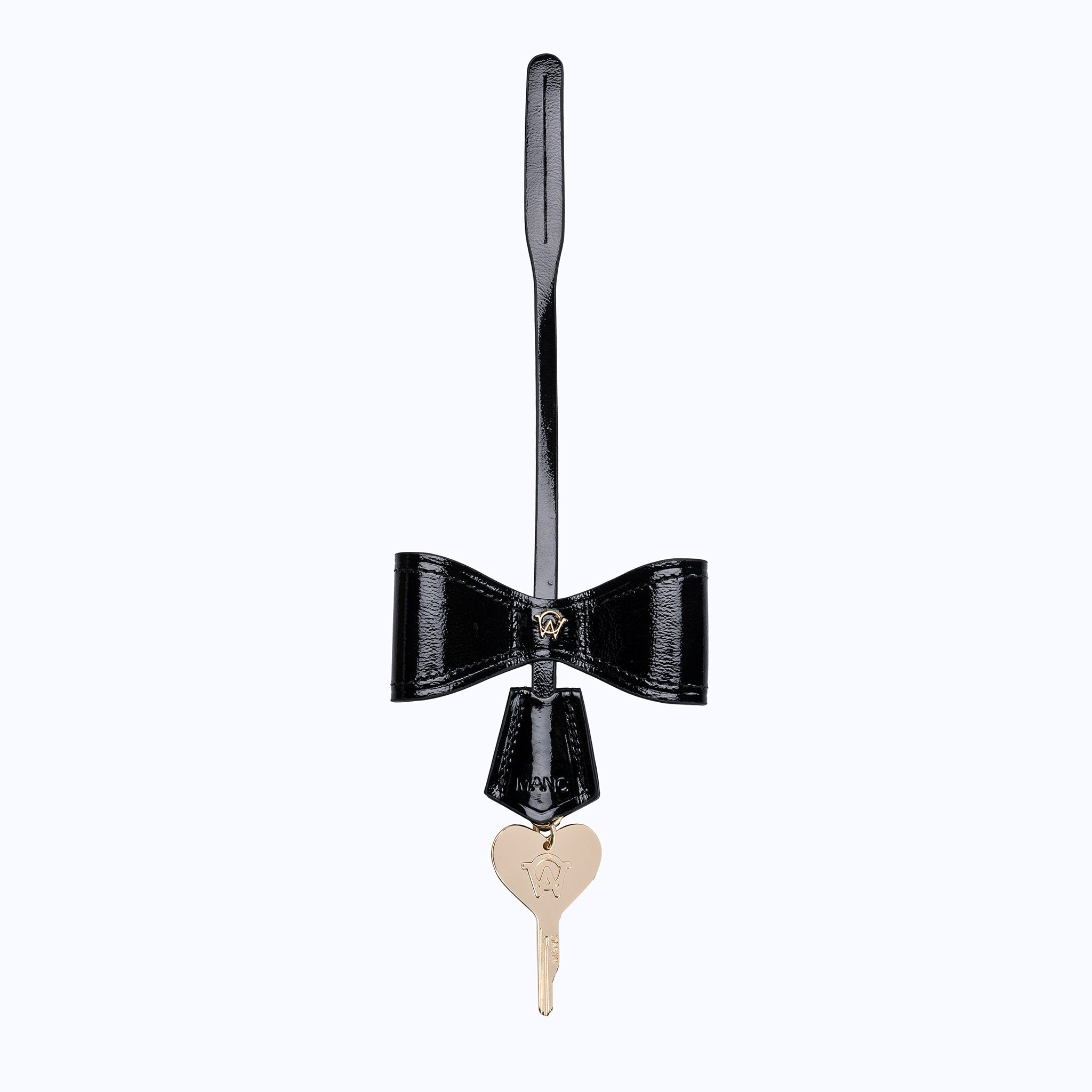 RIBBON CHARM - BLACK - manc