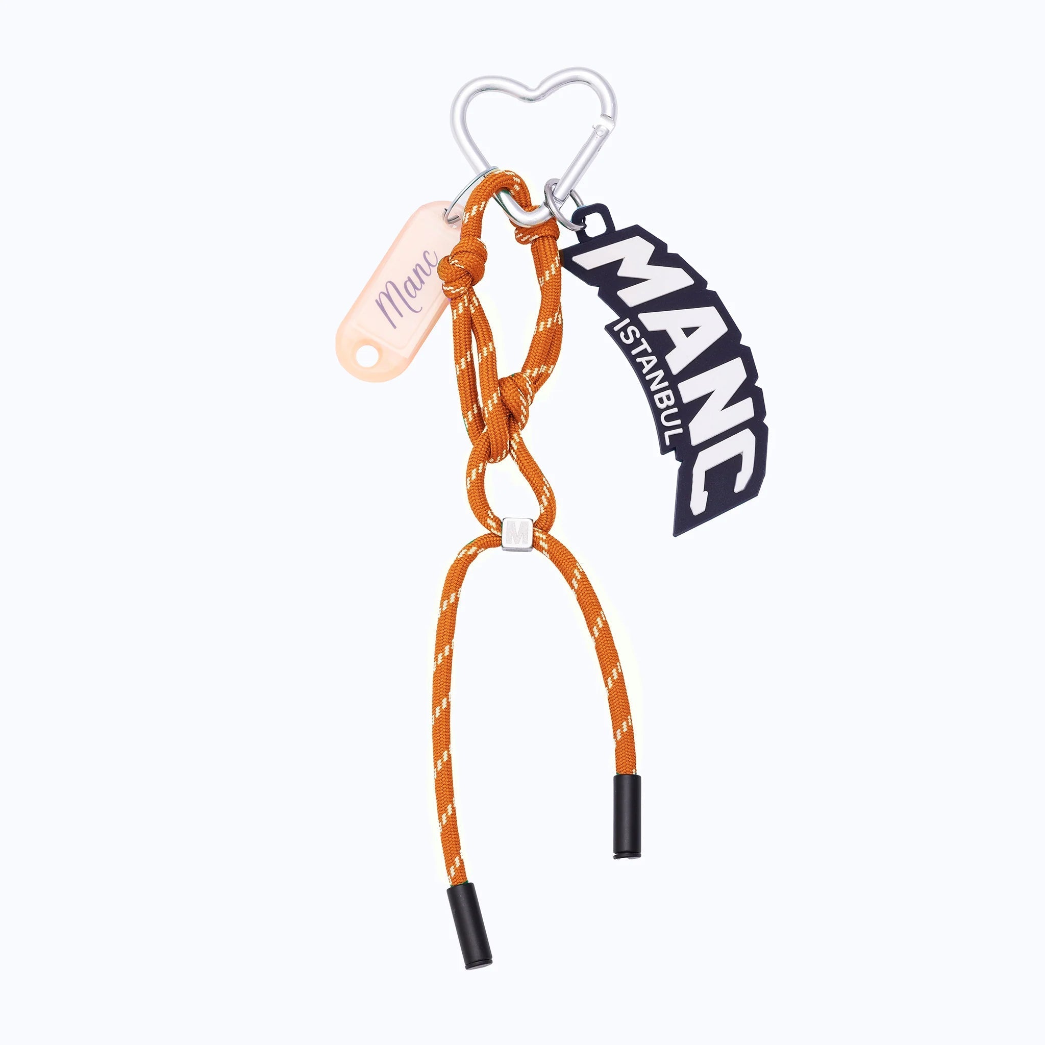 ROPE CHARM KEYCHAIN - ORANGE - manc