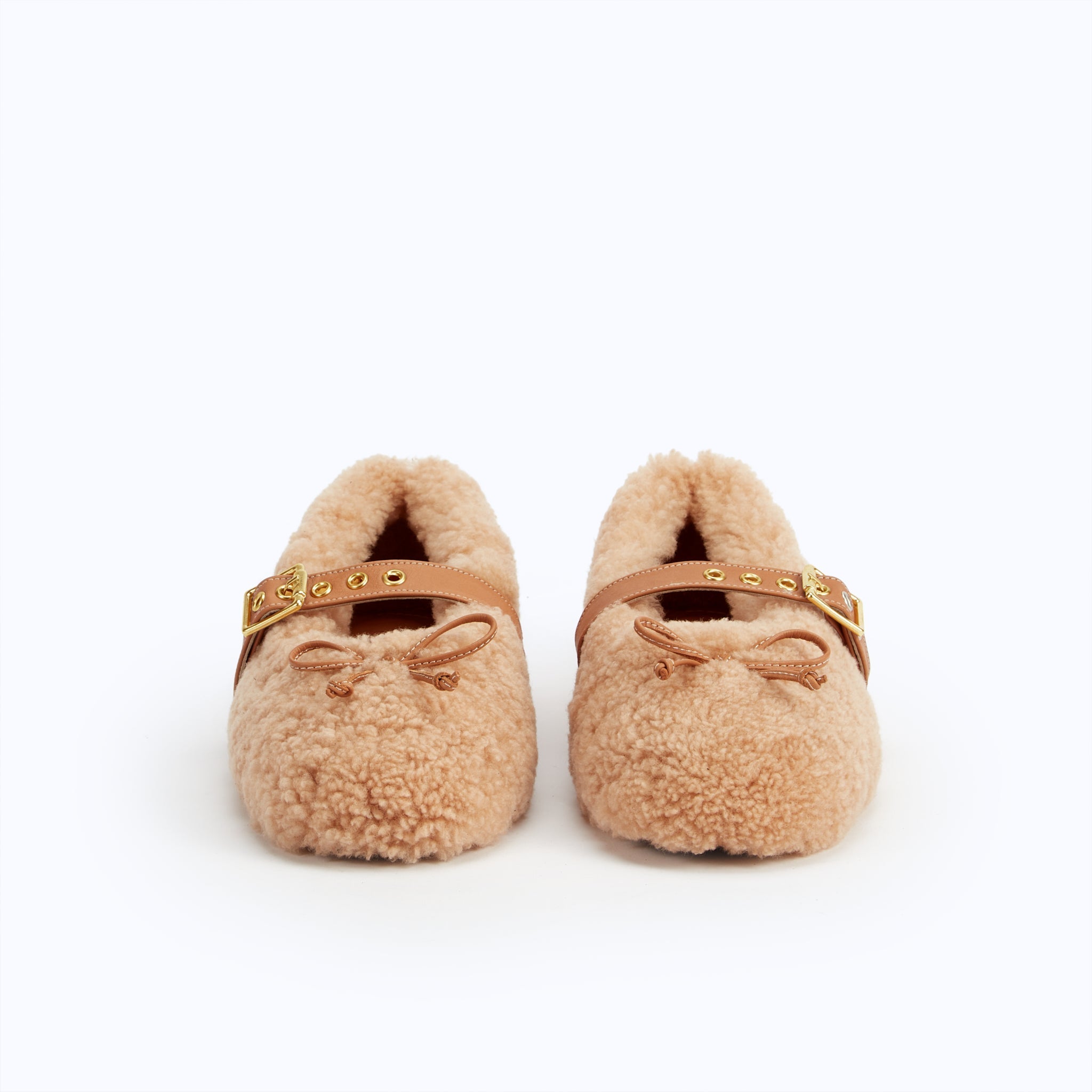 TEDDY BALLERINAS - BEIGE - manc