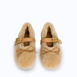 TEDDY BALLERINAS - BEIGE