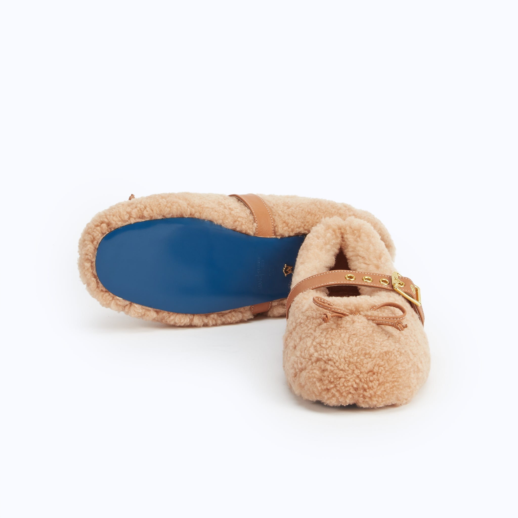 TEDDY BALLERINAS - BEIGE - manc