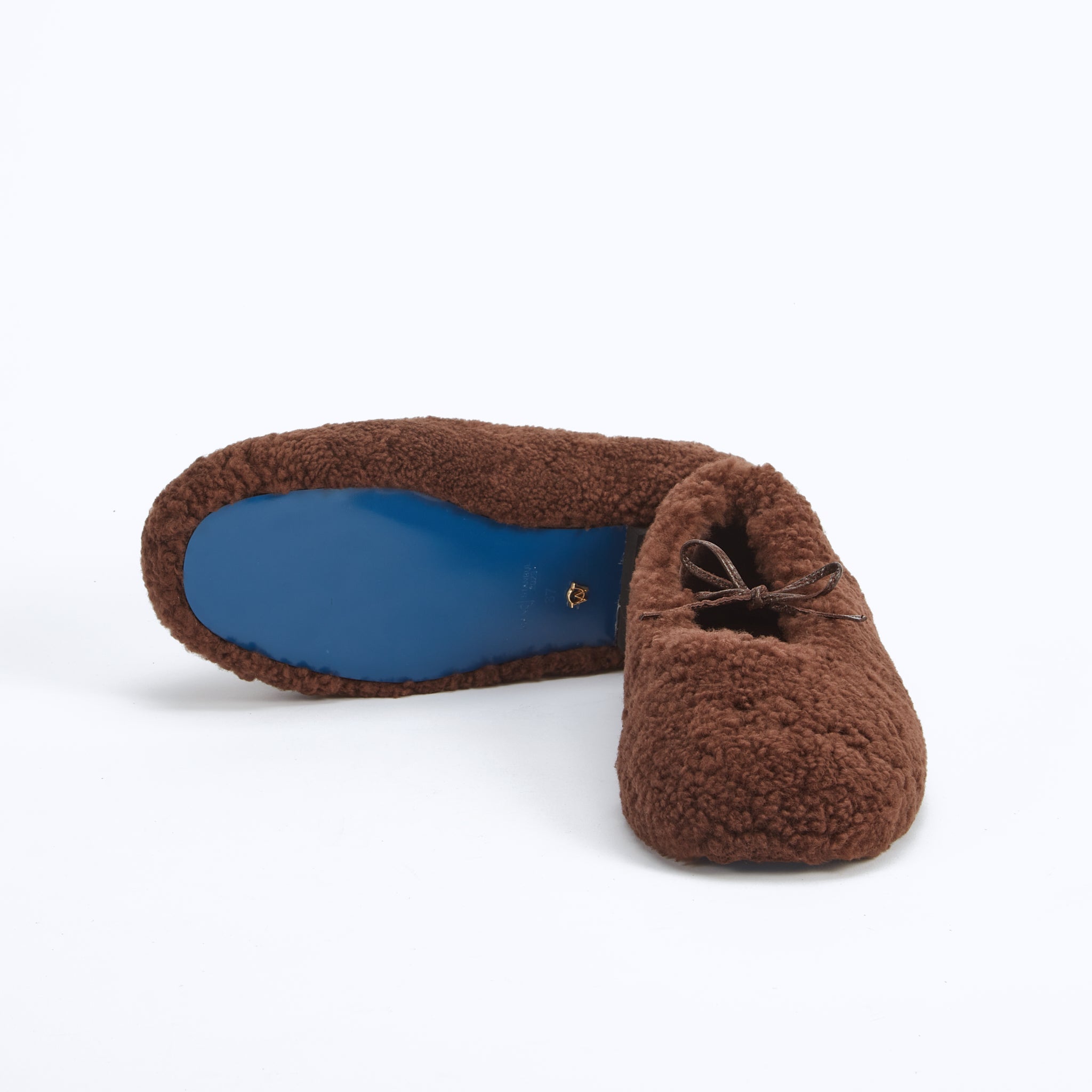 TEDDY BALLERINAS - BROWN (PRE - ORDER) - manc