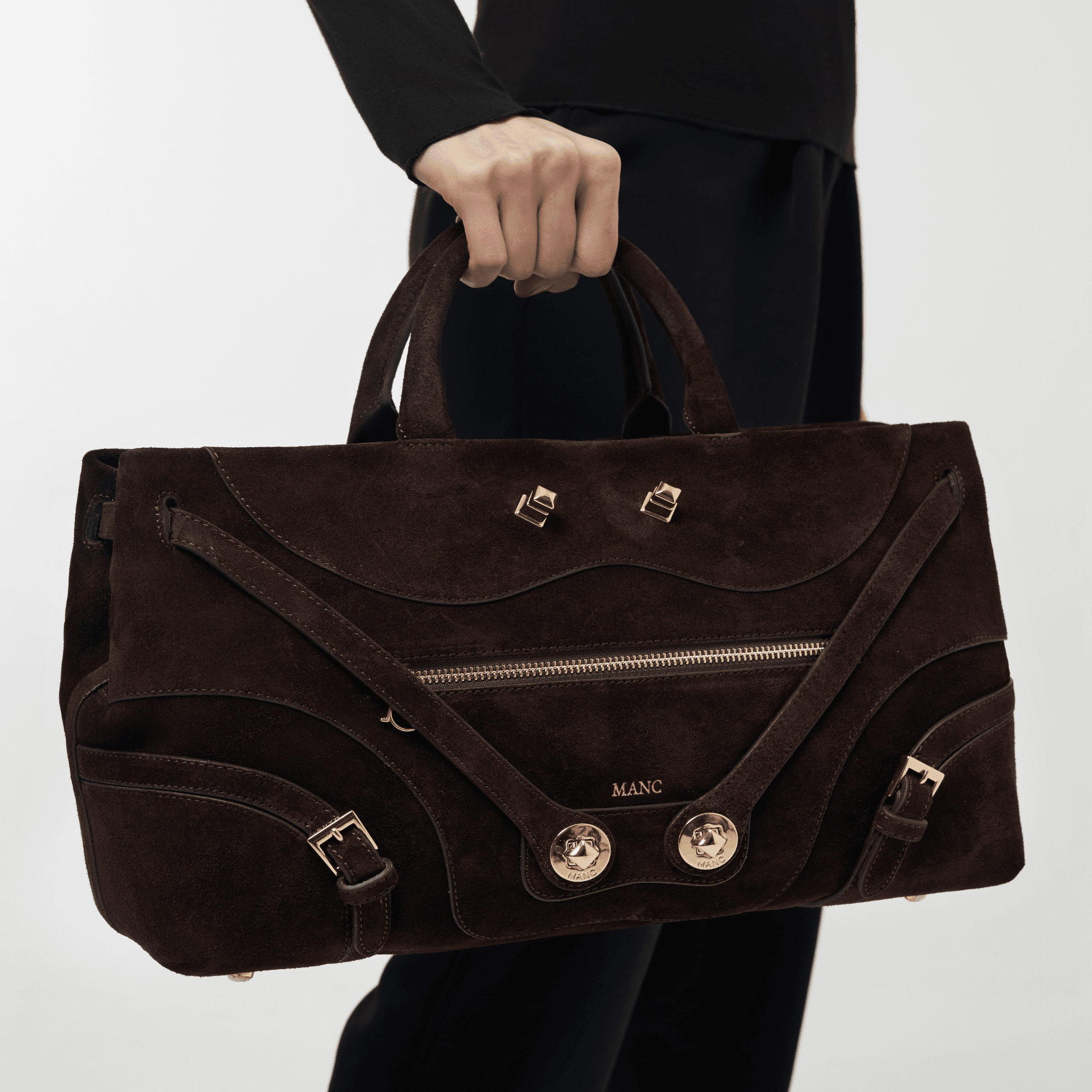 ZOUZOU 26 - DARK SUEDE BROWN - manc