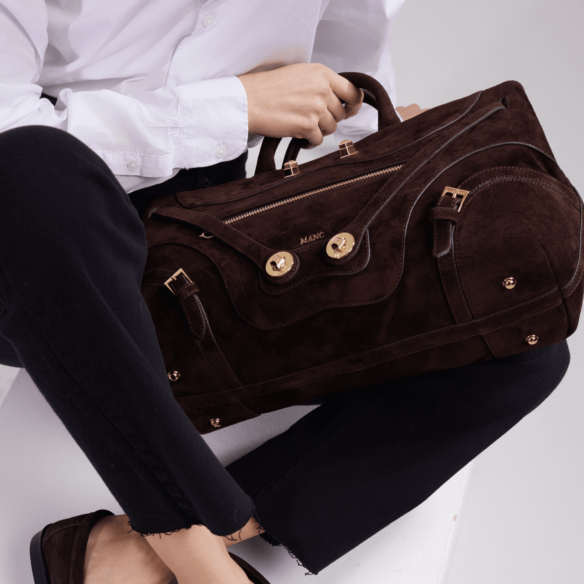 ZOUZOU 26 - DARK SUEDE BROWN - manc