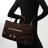 ZOUZOU 26 - DARK SUEDE BROWN - manc