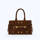 ZOUZOU - DARK SUEDE BROWN - manc