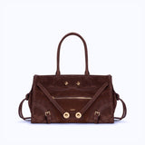 ZOUZOU - DARK SUEDE BROWN - manc