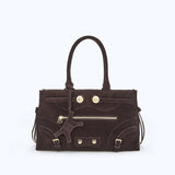 ZOUZOU - DARK SUEDE BROWN - manc