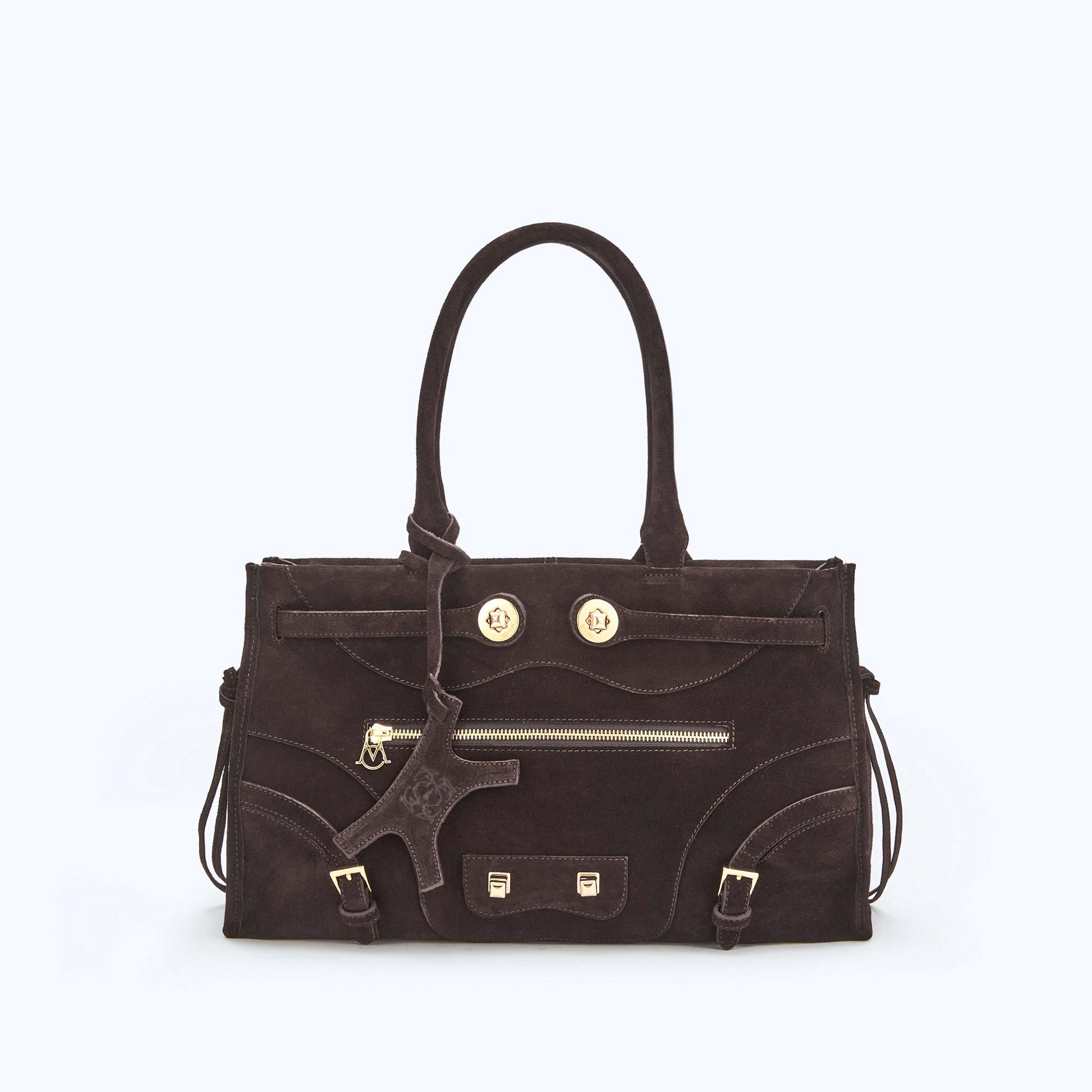 ZOUZOU - DARK SUEDE BROWN - manc