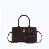ZOUZOU MINI - DARK SUEDE BROWN - manc
