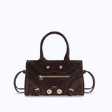 ZOUZOU MINI - DARK SUEDE BROWN - manc
