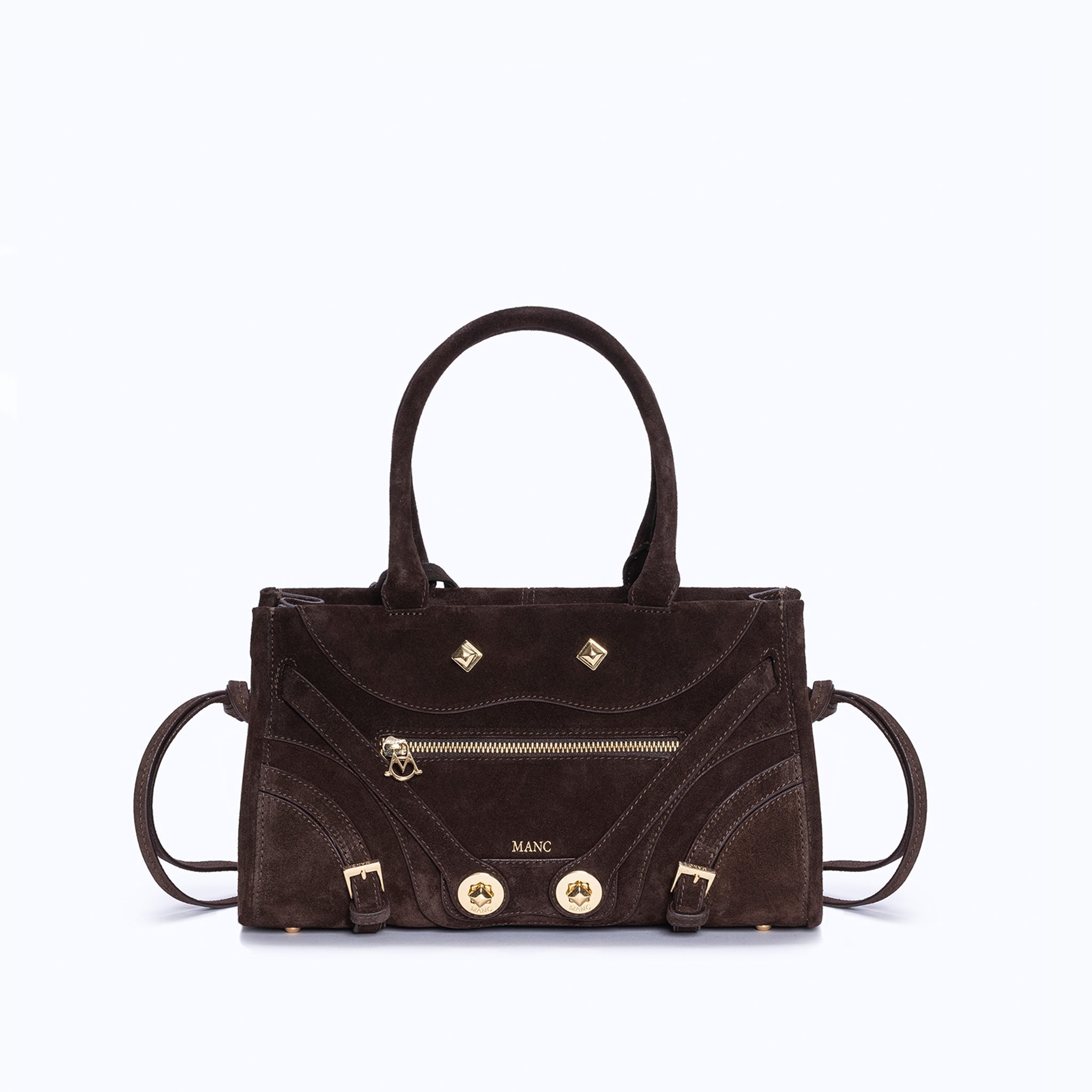 ZOUZOU MINI - DARK SUEDE BROWN - manc