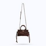 ZOUZOU NANO - DARK SUEDE BROWN - manc