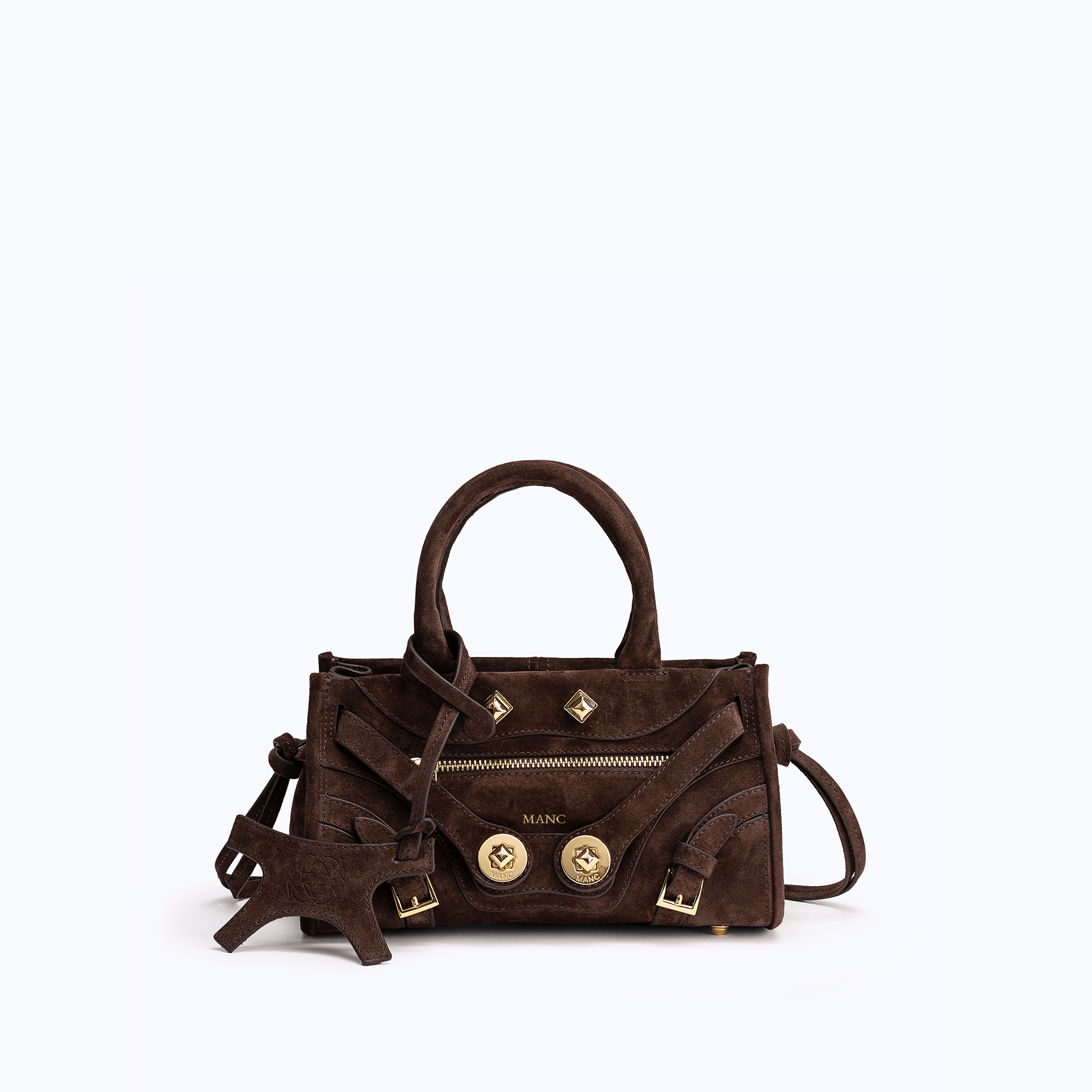 ZOUZOU NANO - DARK SUEDE BROWN - manc